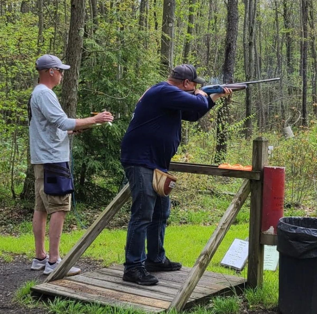 Sporting clays station instruction